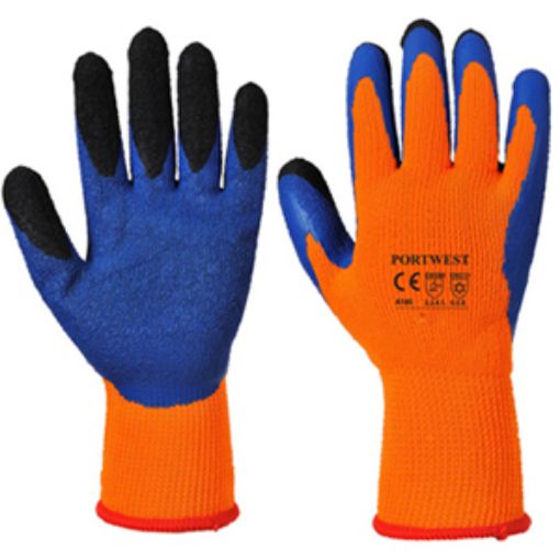 Picture of Duo Therm Latex Glove Orange/Blue XLarge