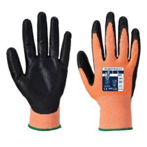 Picture of Amber Cut A2 Nitrile Foam Glove - Orange/Black Large/ 9
4.3.4.2.
