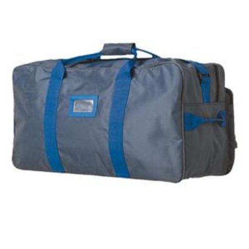 Picture of 65lt Holdall Bag Polyester/PVC - Grey/Blue