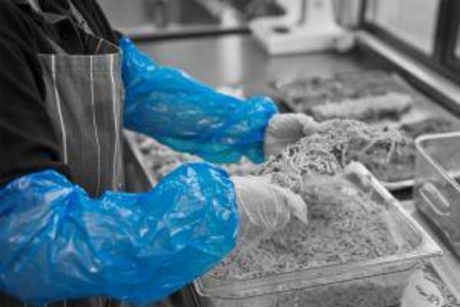 Picture of 20x100 Polythene Oversleeves (one size) - Blue