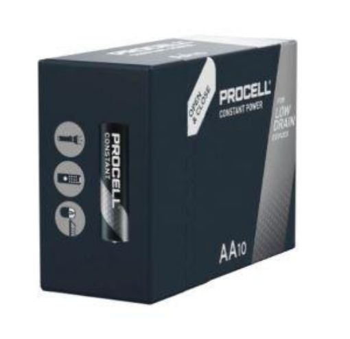 Picture of x10 Duracell Procell Batteries AA