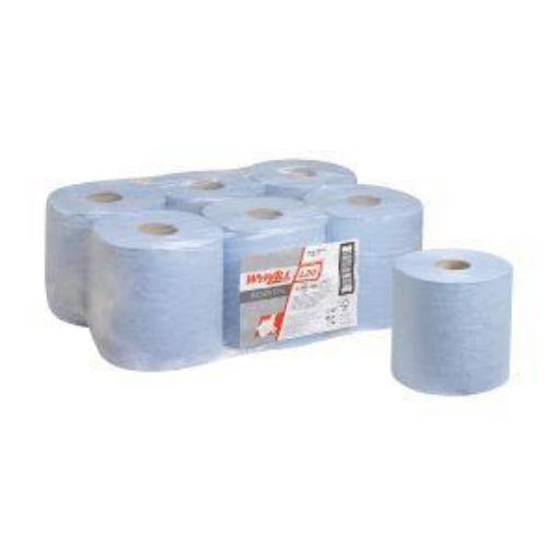 Picture of 7277 WypAll® L20 Cleaning Maintenance C/Feed Rolls 6x152m - Blue