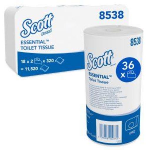 Picture of 8538 Scott Essential 320 Toilet Roll 36x320sh