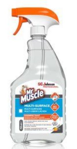 Picture of 6x750ml Mr Muscle Multisurface Cleaner 99.99% Bacteria / Virus kill incl. SARS-COV-2