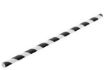 Picture of x250 20cm/ 8" Paper Straws (6mm bore) - Black Stripe