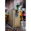 Picture of x250 20cm/ 8" Paper Straws (6mm bore) - Black Stripe