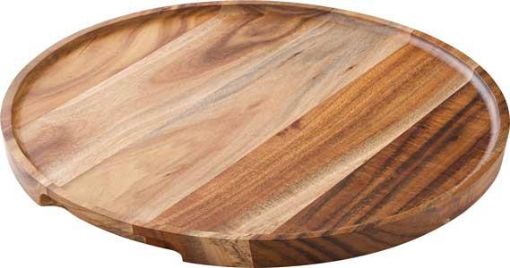 Picture of (6 ) 30cm/ 12" Acacia Wood Platter / Pizza Board
