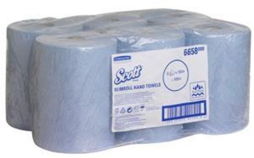 Picture of 6658 Scott® Slimroll™ Hand Towel Rolls 6x165m - Blue