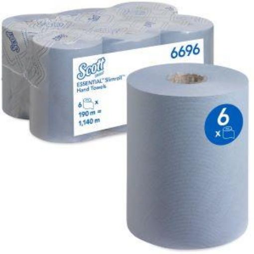 Picture of 6696 Scott® Essential™ Slimroll™ Towel Rolls 6x190m - Blue
