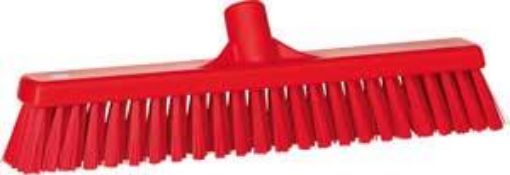 Picture of 41cm/ 16"  Vikan Platform Soft/Hard  Broom - Red