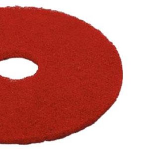 Picture of 40cm/ 16" Contract Floor Pads - Red Spray Cleaning 