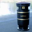 Picture of 94lt Squire Plastic Litter Bin - Black