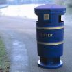 Picture of 94lt Squire Plastic Litter Bin - Blue