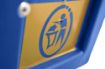 Picture of 94lt Squire Plastic Litter Bin - Blue