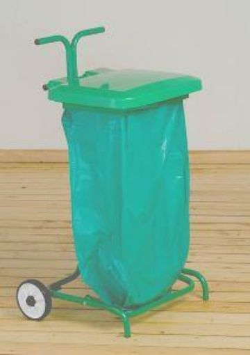 Picture of STIK Semi Mobile Sack Holder - Green