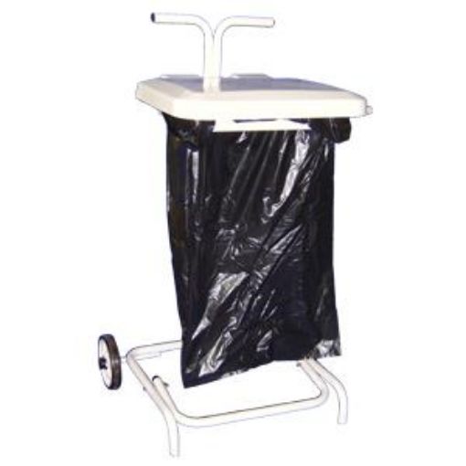Picture of STIK Semi Mobile Sack Holder - White 