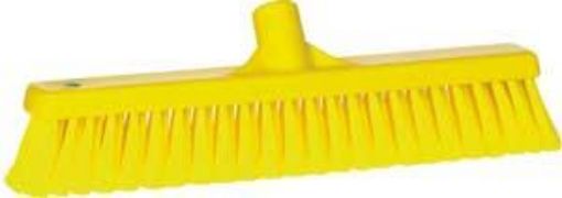 Picture of 41cm/ 16"  Vikan Platform Soft/Split Broom - Yellow