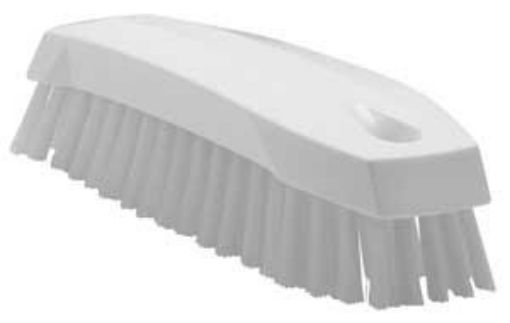 Picture of 165mm/ 7" Vikan Hand Scrubbing Brush Medium - White