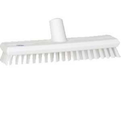 Picture of 27cm/ 11" Vikan Deck Scrub Waterfed Stiff - White