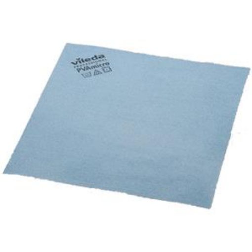 Picture of Vileda PVA Microfibre Cloth 38x35cm - Blue