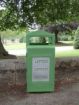 Picture of 100lt Glade Square Peaked Polythene Litter Bin - Green