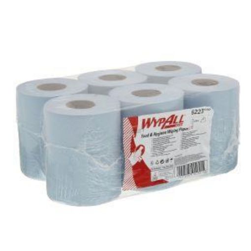 Picture of 6223 Wypall® Reach Food Hygiene C/Feed 6x430sh - Blue