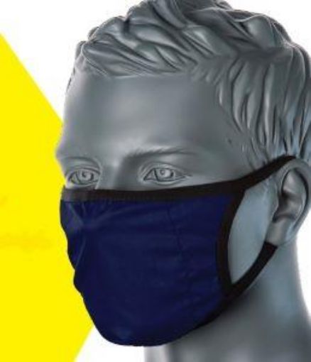 Picture of * 3ply Reusable Fabric Civilian Grade Face Mask (65% Polyester/35%Cotton)
