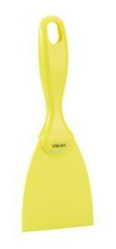 Picture of 75mm/ 3" Vikan Polypropylene Hand Scraper - Yellow