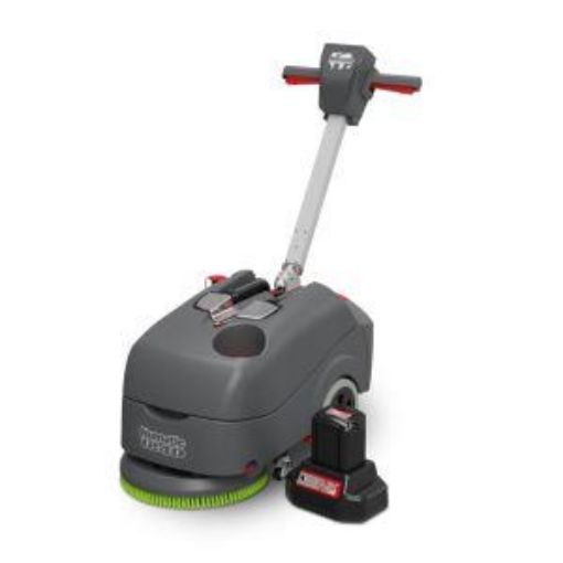 Picture of Numatic TTB1840.NX.36v Compact Battery Scrubber Drier Graphite Tank c/w Brush &  1 Battery