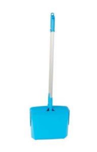 Picture of Vikan 35cm Lobby Dustpan & Broom Medium - Blue
