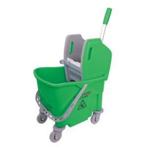 Picture of 25lt Buffalo Kentucky Bucket & Plastic Wringer - Green