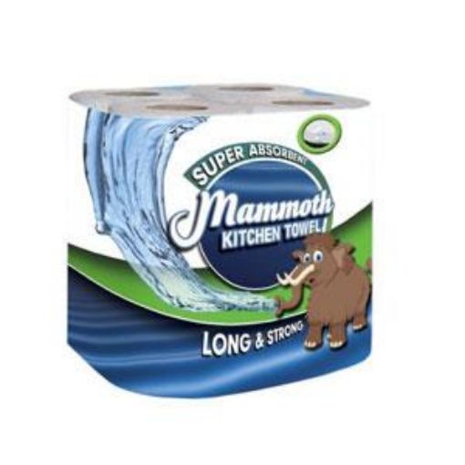 Picture of Mammoth 2ply Kitchen Roll 6x4 Rolls 45sh/Roll