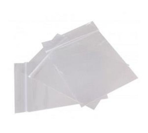 Picture of Clear Self Seal Poly Bag   5.5" / 140mm  Pack of 1000