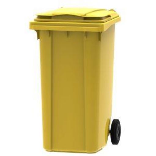 Picture of 240lt Wheeled Bin Plastic - Yellow