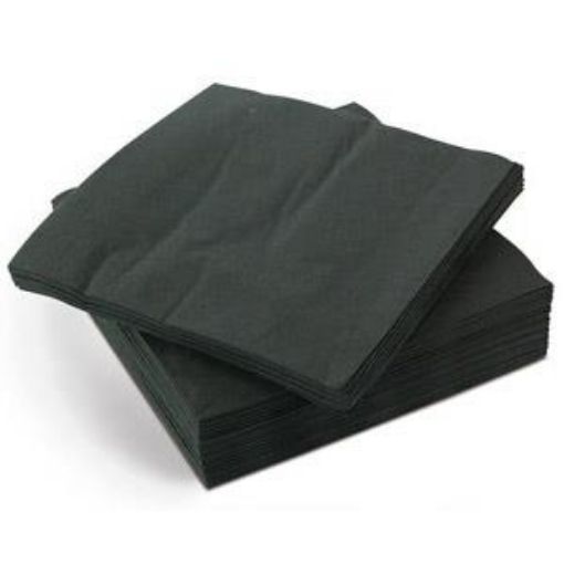 Picture of (2000) 40cm 2ply Napkin - Black 