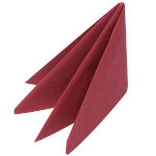 Picture of (500) 40cm Swansoft Napkins - Burgundy
