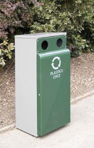 Picture of 80lt Valley Recycling Litter Bin - Steel