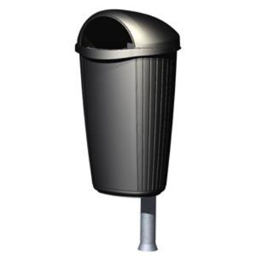 Picture of 50lt Dinova Post & Wall Mounted Litter Bin
