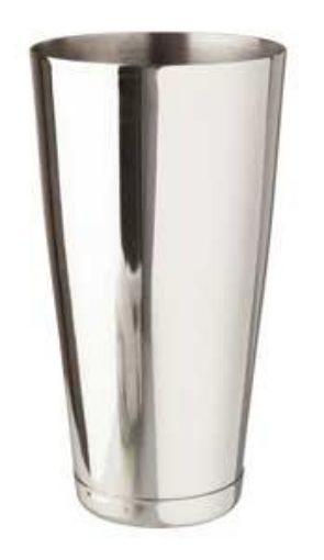 Picture of 28oz Boston Cocktail Shaker Can only -  Stainless Steel 