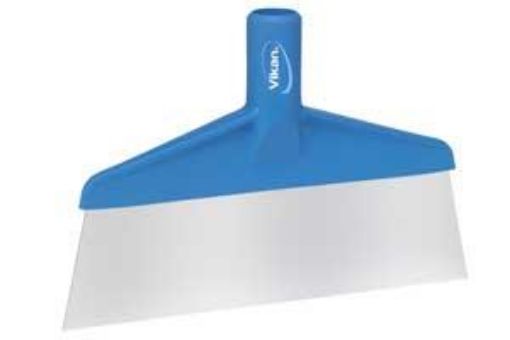 Picture of 245mm/ 10" Vikan Table & Floor Scraper - Blue