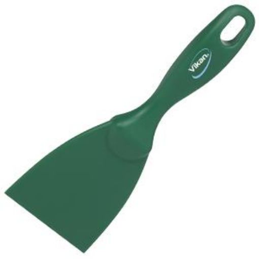 Picture of 75mm/ 3" Vikan Polypropylene Hand Scraper - Green