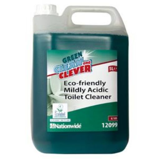 Picture of 2x5lt Green & Clever Mild Toilet Cleaner 