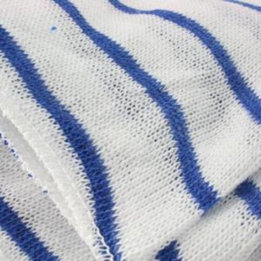 Picture of (10) Knitted Dishcloth 40x30cm - Blue Stripe