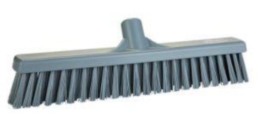 Picture of 41cm/ 16"  Vikan Platform Soft/Hard  Broom - Grey