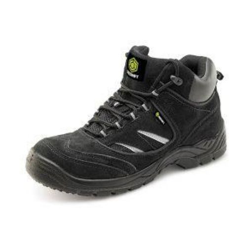 Picture of Click Safety Trainer Boot c/w Midsole S1P - Black 