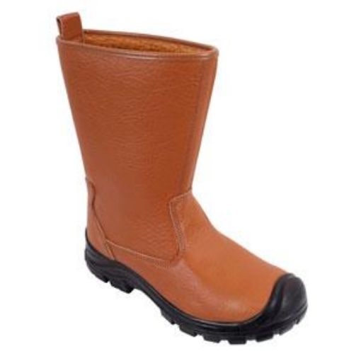 Picture of  Rigger Safety Boot Fur Lined Scuff Cap - Tan