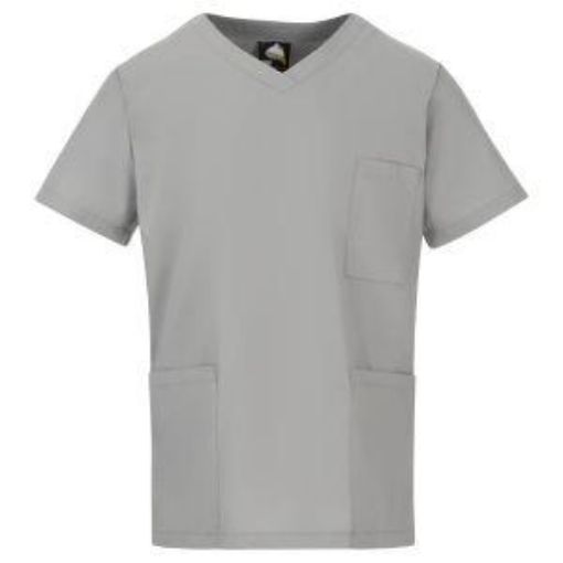 Picture of Unisex Healthcare Scrub Top - Grey