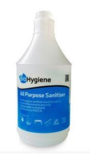 Picture of 6x750ml BioHygiene All Purpose Sanitiser Fragranced BLUE BOTTLE - White Trigger