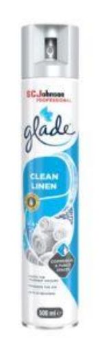 Picture of Glade Air Freshener Aerosol - Clean Linen 12x300ml