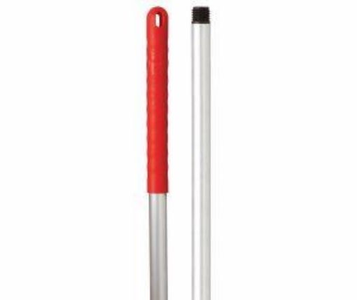 Picture of 1.25m Alloy Hygiene Handle Threaded - Red Grip 
